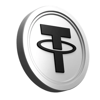 Elemento della moneta Tether USDT nella sezione fiducia community trading